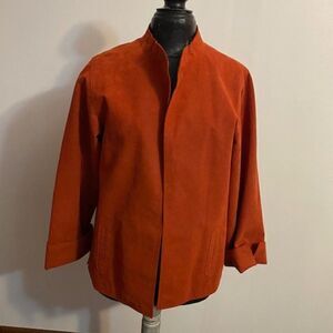 Adolph Schuman for Lilli Ann Vintage (70-80's) Orange jacket, size L